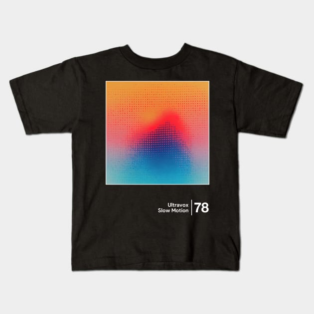 Slow Motion - Minimal Style Graphic Artwork Kids T-Shirt by saudade